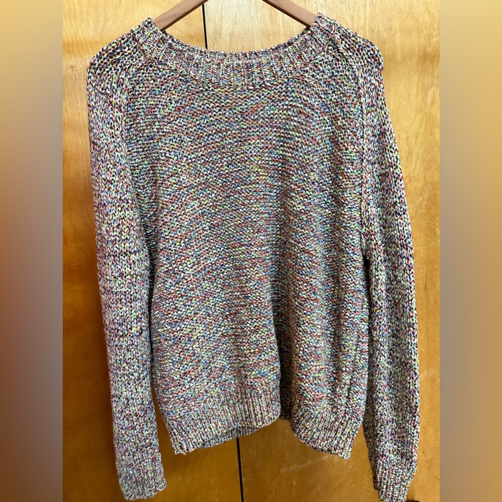 COS Stunning Rainbow Woven Sweater